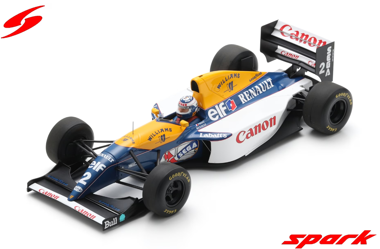 18S732 1/18 Williams FW15C No.5 Winner French GP 1993Alain Prost